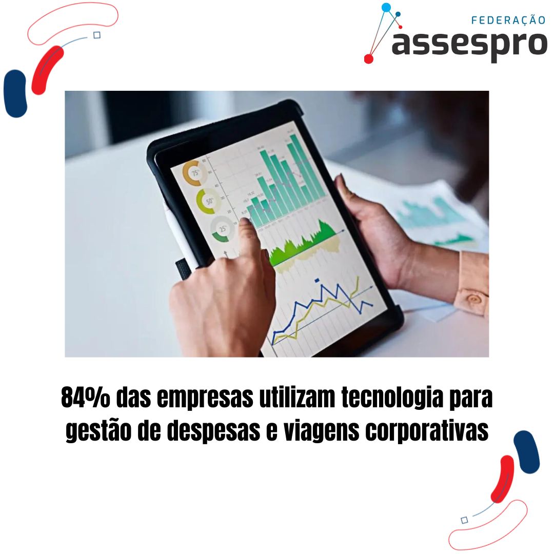 84% das empresas utilizam tecnologia para gestão de despesas e viagens corporativas