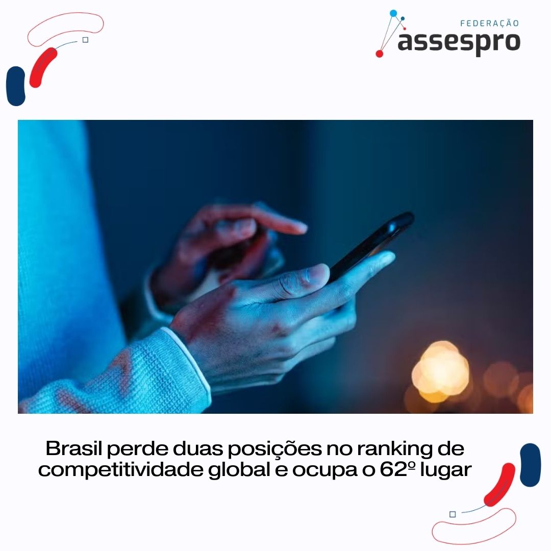 Brasil perde duas posições no ranking de competitividade global e ocupa o 62º lugar
