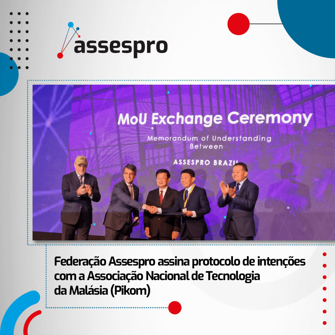 Federação Assespro assina protocolo de intenções com a Associação Nacional de Tecnologia da Malásia (Pikom)