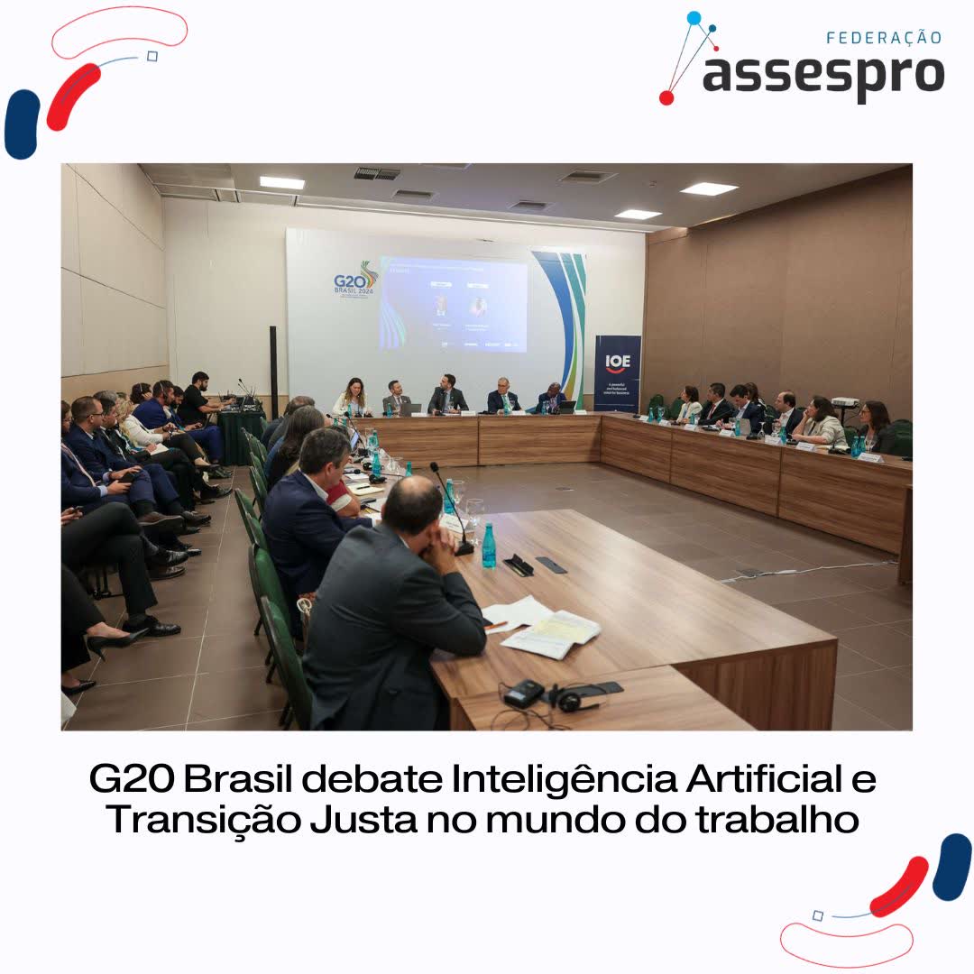 G20 Brasil debate Inteligência Artificial e Transição Justa no mundo do trabalho