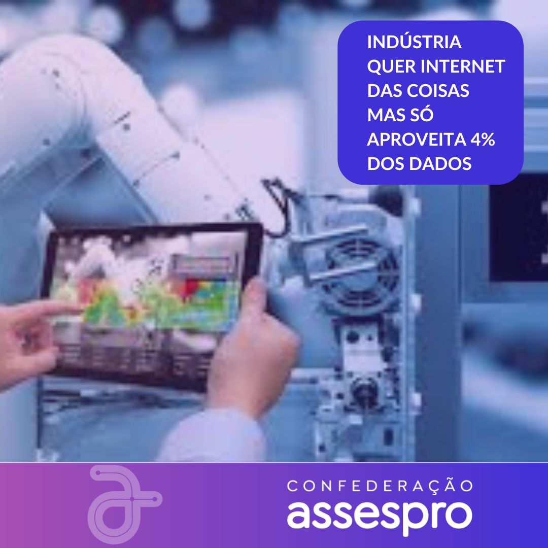 Indústria quer Internet das coisas mas só aproveita 4% dos dados