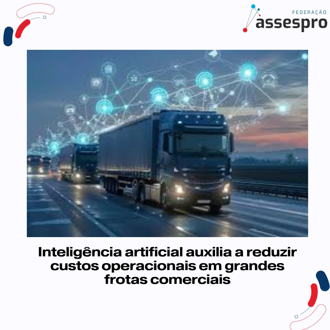 Inteligência artificial auxilia a reduzir custos operacionais em grandes frotas comerciais