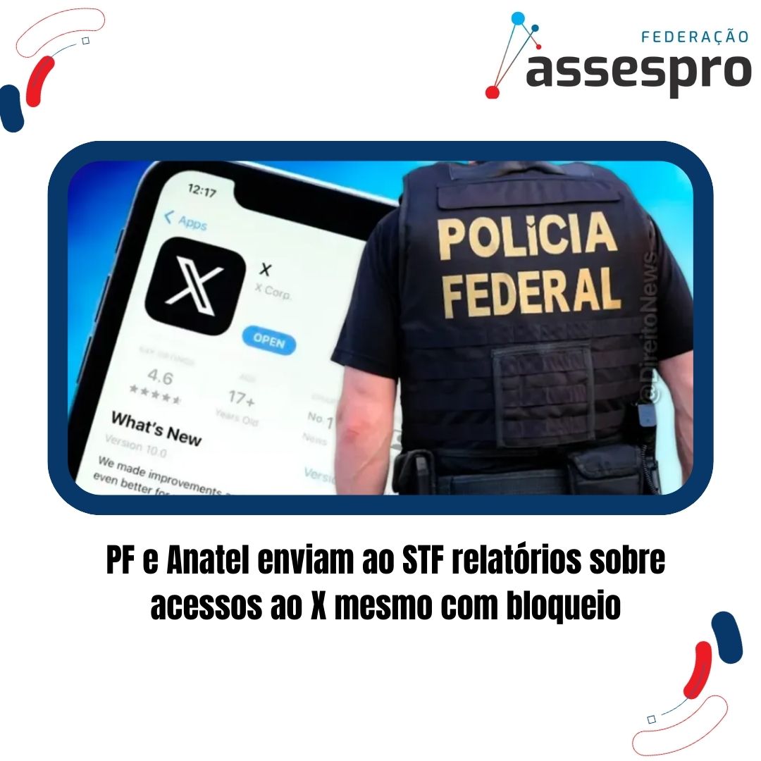 PF e Anatel enviam ao STF relatórios sobre acessos ao X mesmo com bloqueio